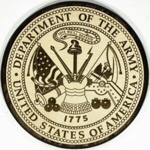 Official United States Army Plaque (Dark
  Backer)