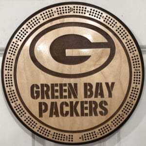 Packers Cribbage Board | 3-Track, 120-Point Round Game with Pegs & Cards (alt)
