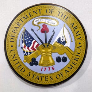 Army Full Color Printed Wall Plaque
